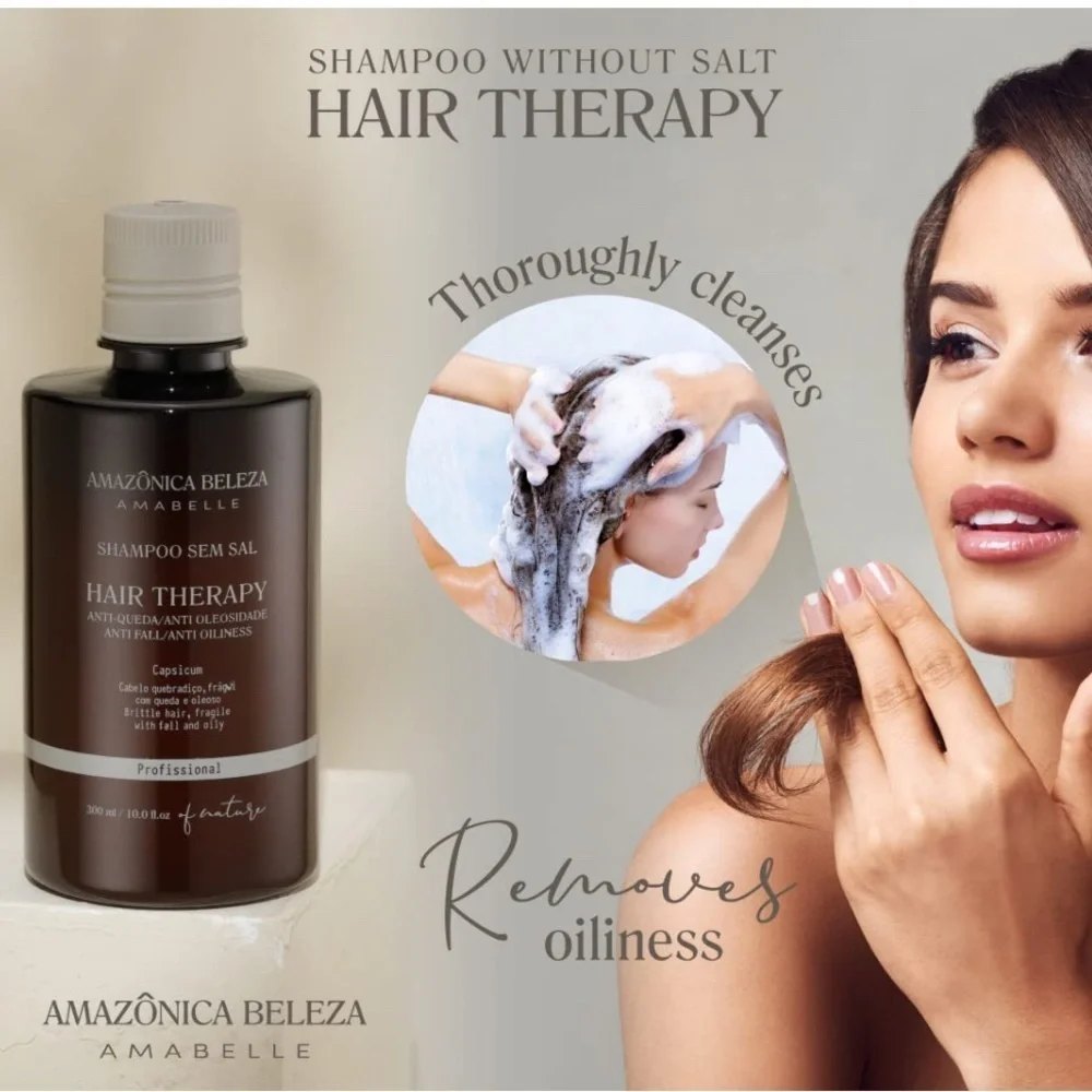 Hair Therapy Shampoo & Conditioner Set Thicken Anti-Hair Loss & Oil Control #QB2